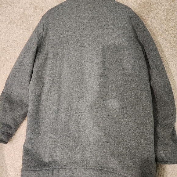 Men's Lacoste Grey Wool Coat Size 50- Excellent condition! - Picture 2 of 9